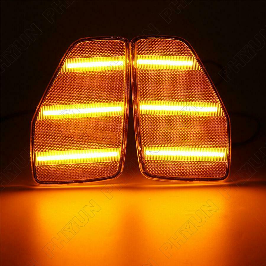 2x Side Marker Corner Parking Lights For 2006-10 Hummer H3 Alpha/X/Championship