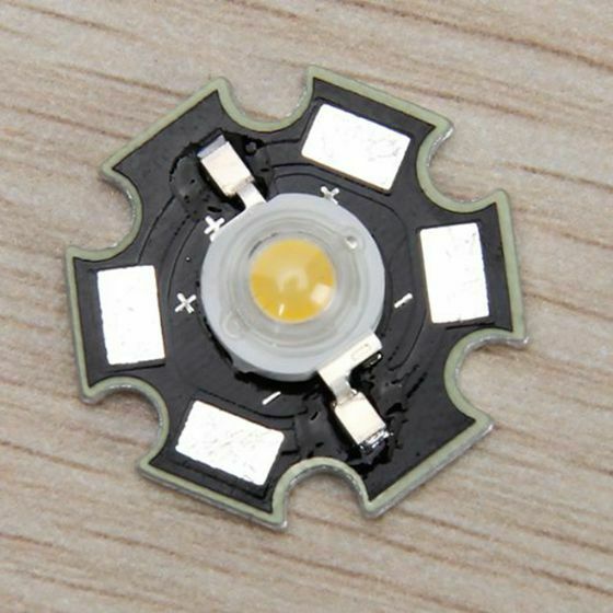 3W High Power Star LED Light Lamp Bulb (White) H8L2