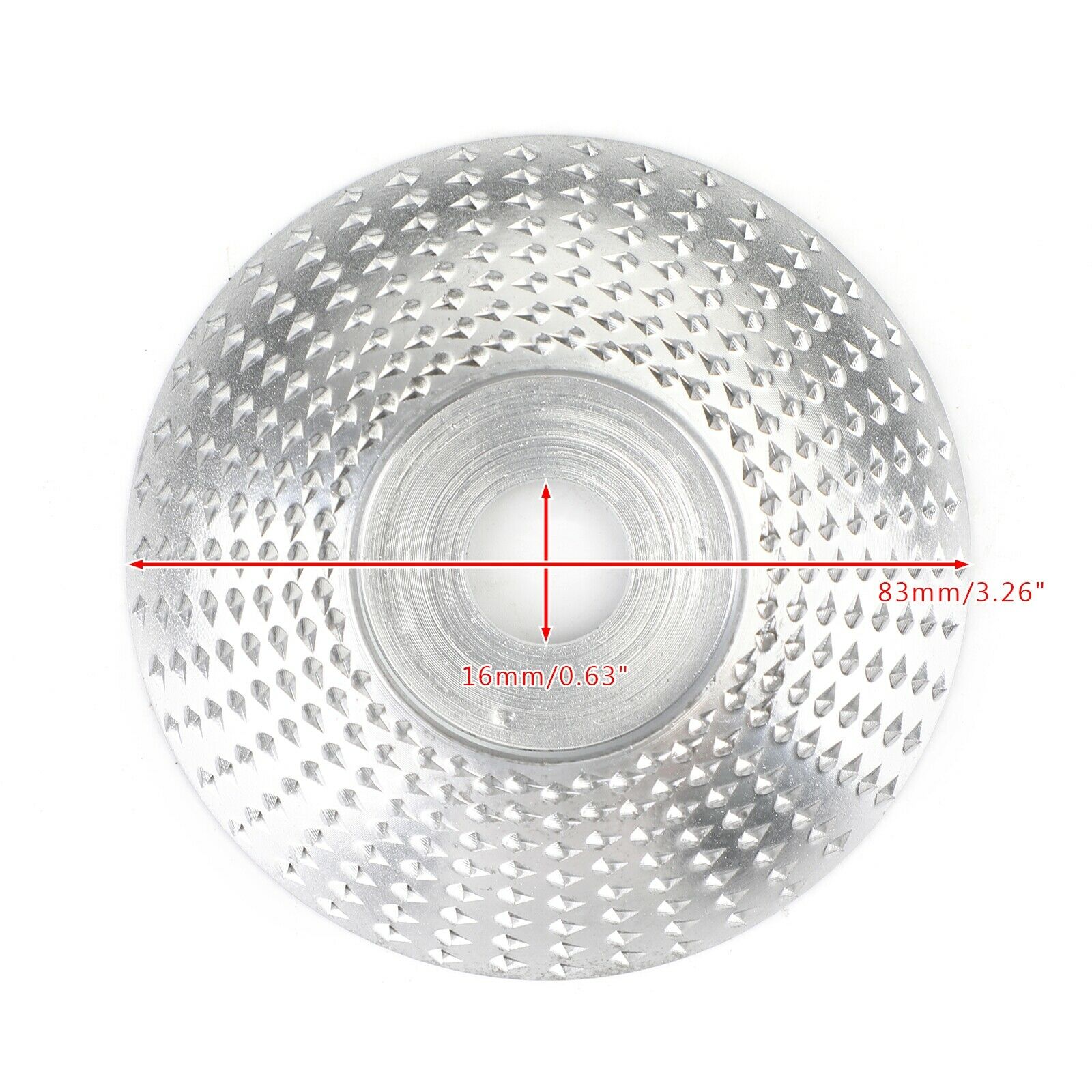 1* Carbide Wood Sanding Carving Shaping Disc For Angle Grinder Grinding Wheel