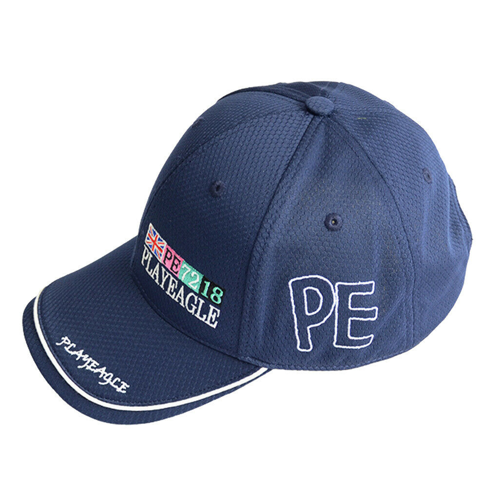 Golf Hat Adjustable Sports Caps Running Tennis Baseball Sun Cap Navy