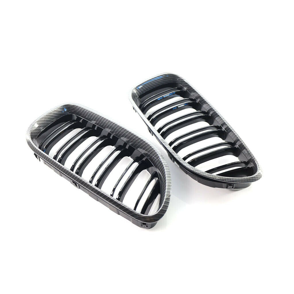 Front Kidney Double Line Grills Grille Fit For BMW F06 F12 F13
