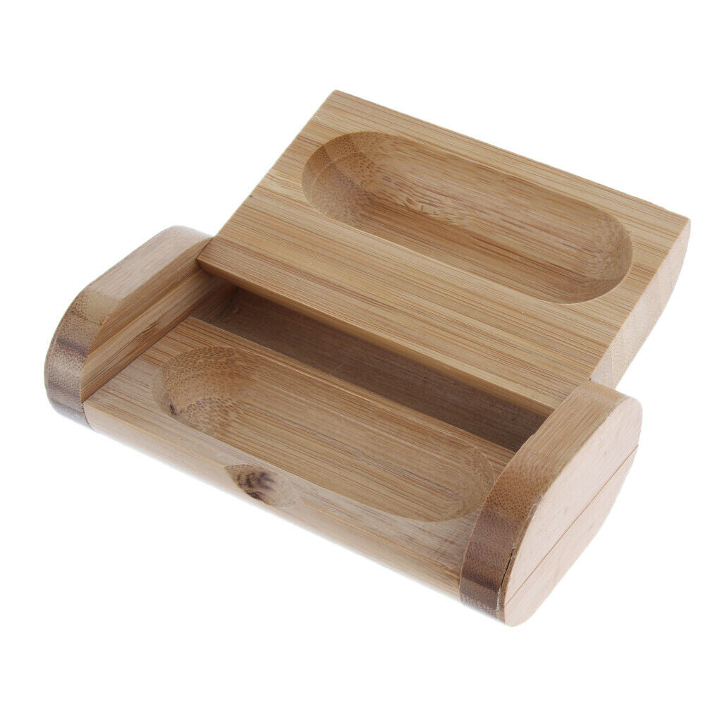 Bamboo Essential Oil Storage Box Display Carry Case Holder For 1 Bottle