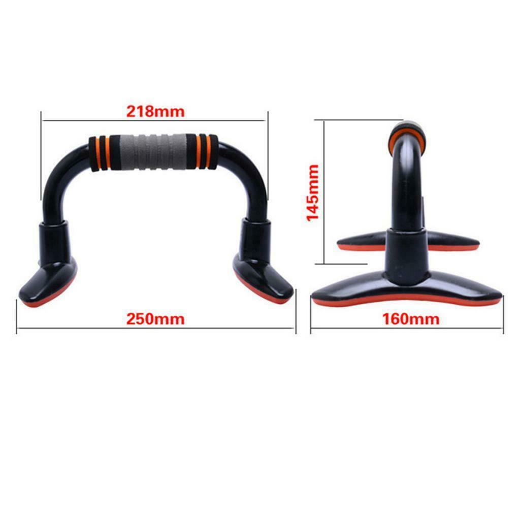 2PCS Fitness   Stands Bar Sports Gym Exercise Train Chest Sponge Hand Grip