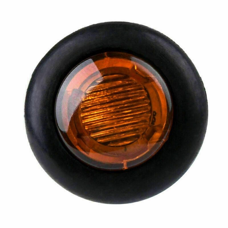 20 x 3/4" Red+Amber Led Clearance Side Marker Light fit Truck Trailer RV Light