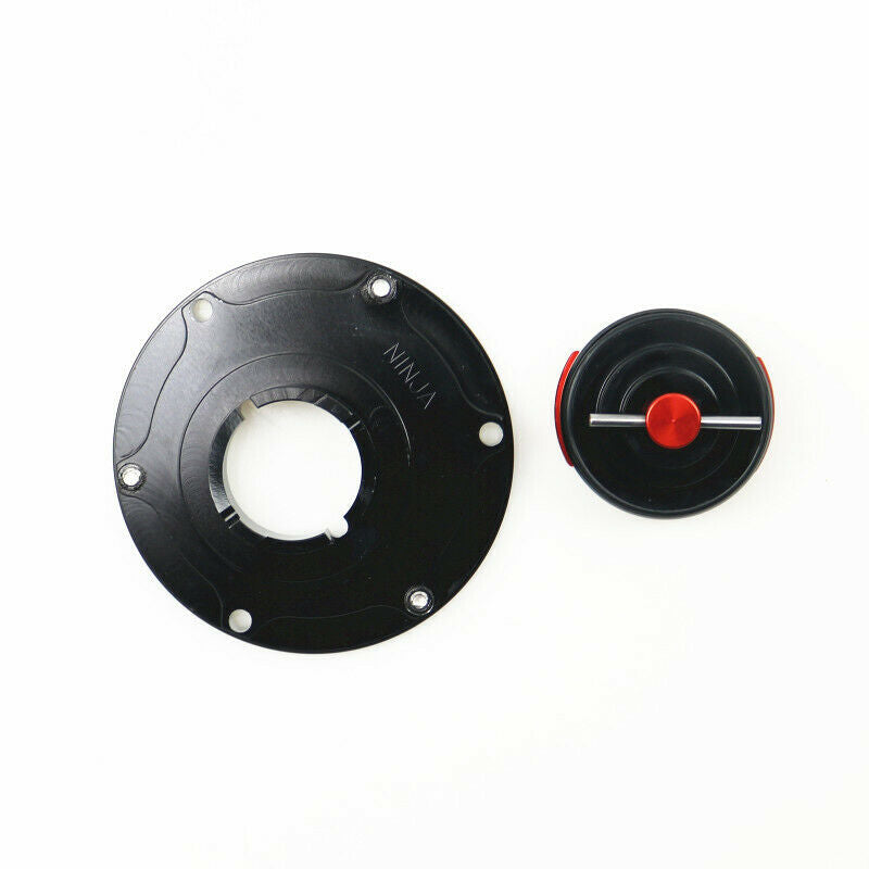 Red CNC Fuel Tank Cap Cover For Street Bike Kawasaki Z250 Z300 Ninja 250 300 EX