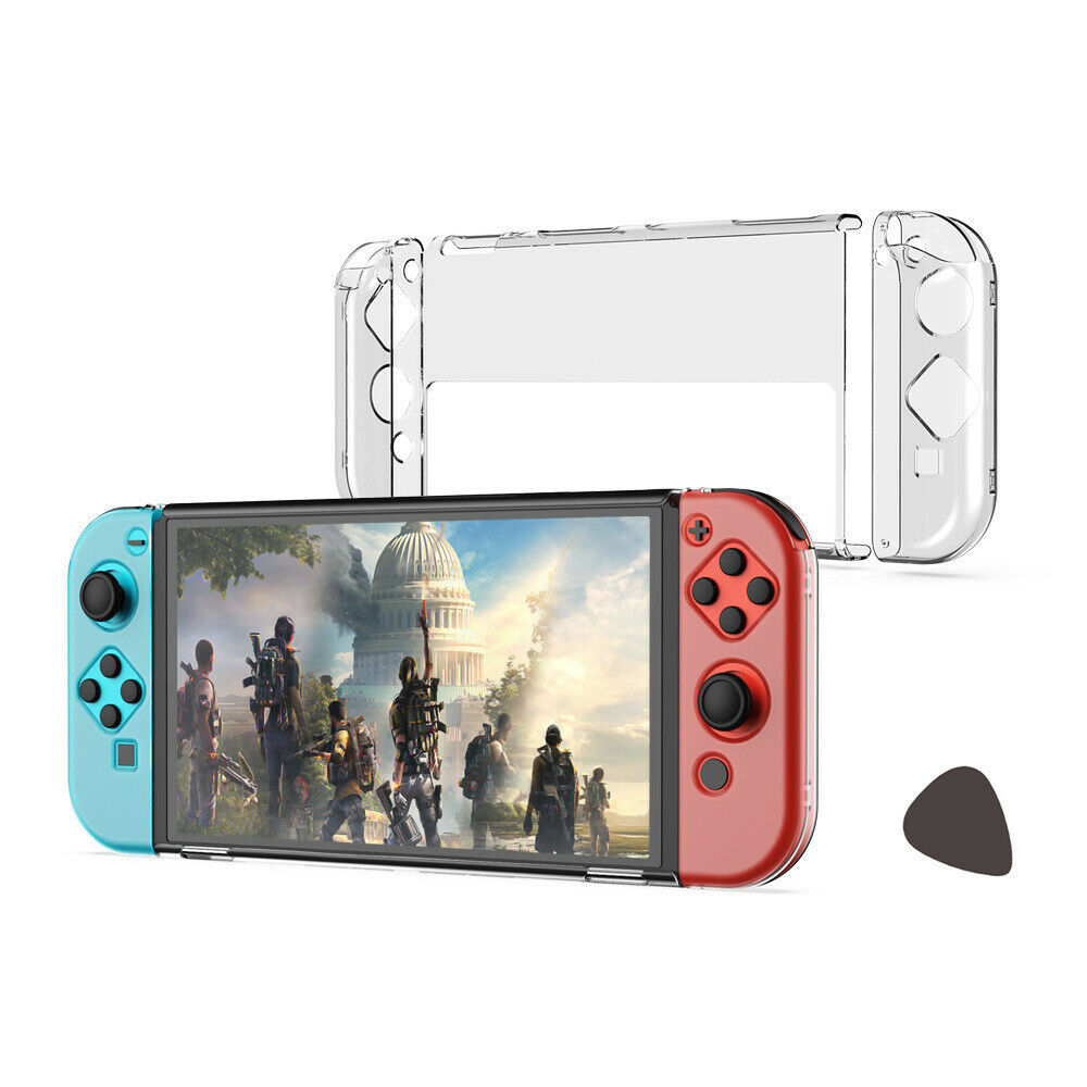 Transparent Protective Shell Anti-Shock Case Cover for Switch-OLED Host Gifts
