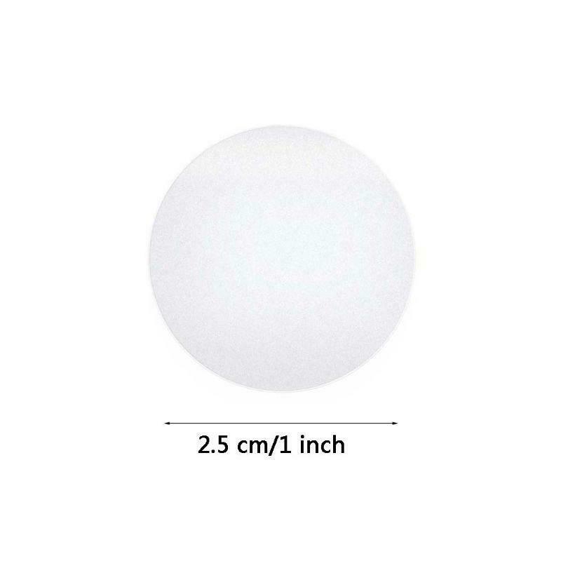500pcs/roll Round Transparent Stickers Stamp Envelopes Cards Wedding Invitations