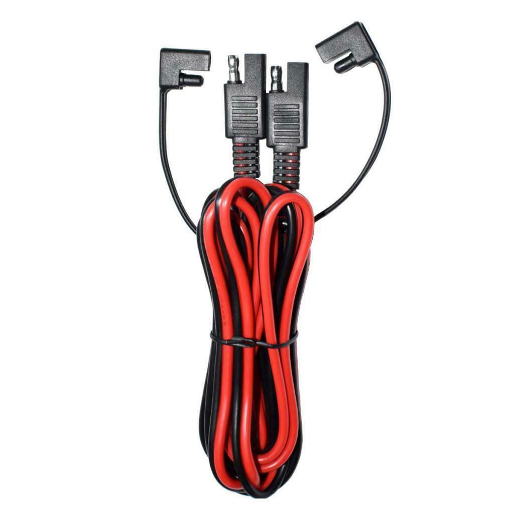 2m SAE to SAE Connector DC Power Automotive Extension Cable 14AWG New 20A