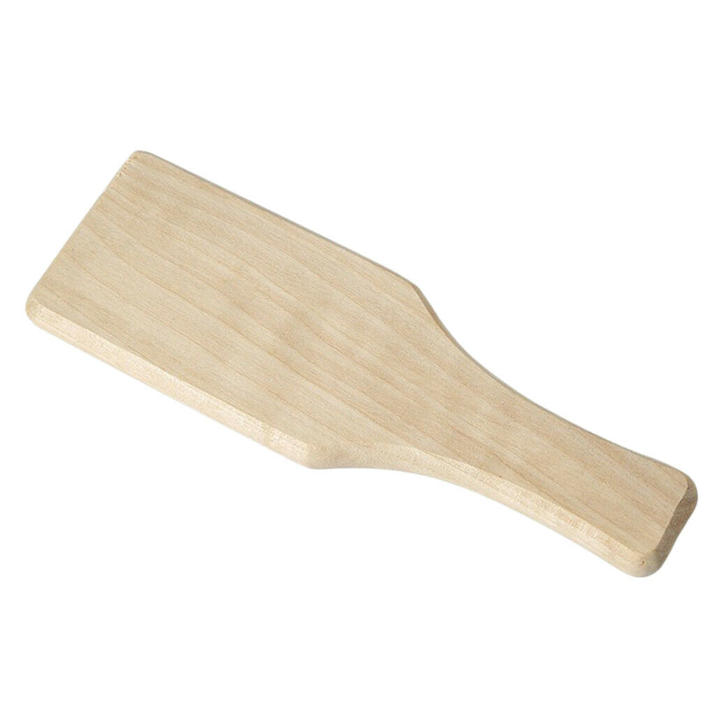 2x Wooden Clay Paddle Handmade for Pottery DIY Hobbies Art Crafts Supplies