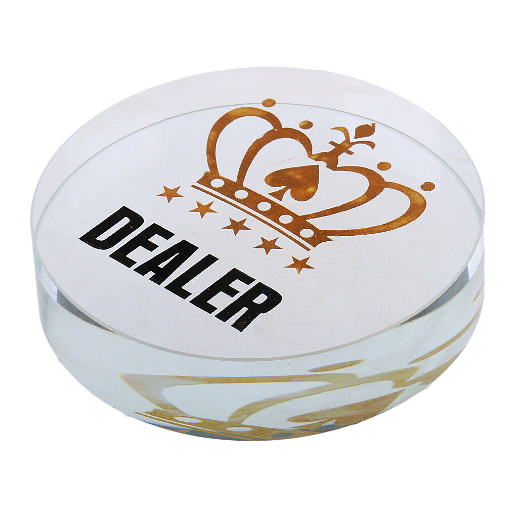 Acrylic All-in Poker Dealer Chip Card Protector Bounty Tournament Coin Gifts