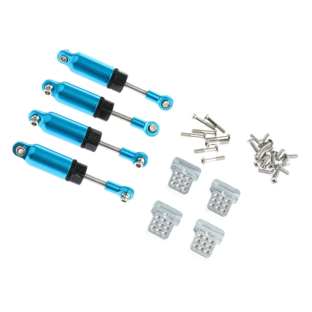 Metal Shocks Absorber and Steering Linkages Set for WPL C14 C24 1/16 Truck