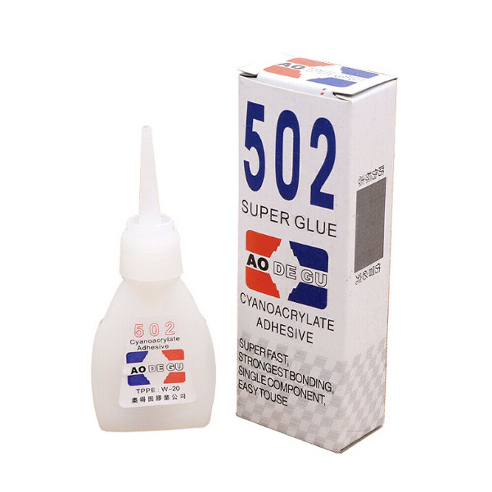 1x Cyanoacrylate Instant Adhesive Adhesion Strong Fast Repair 502 Super Glue