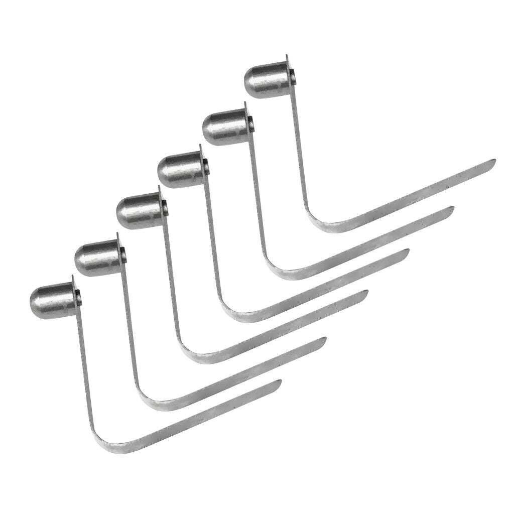 Lots 6 8mm Kayak Spring Snap Clips Strong Solid Tent Pole Clips Single