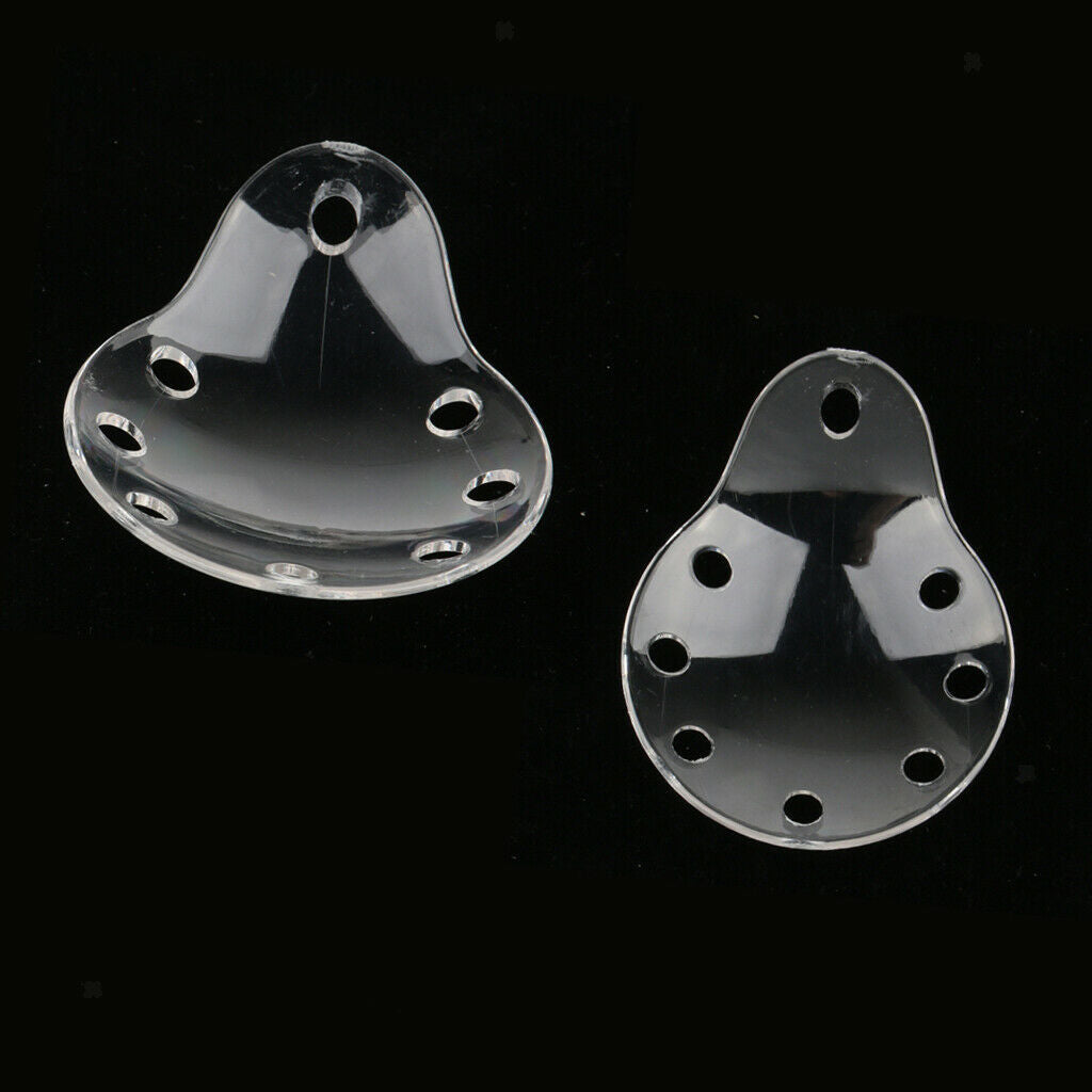 2PCS 8 Holes Ventilated Plastic Eye Shields / Cover - No Cloth Cover - Eye Care