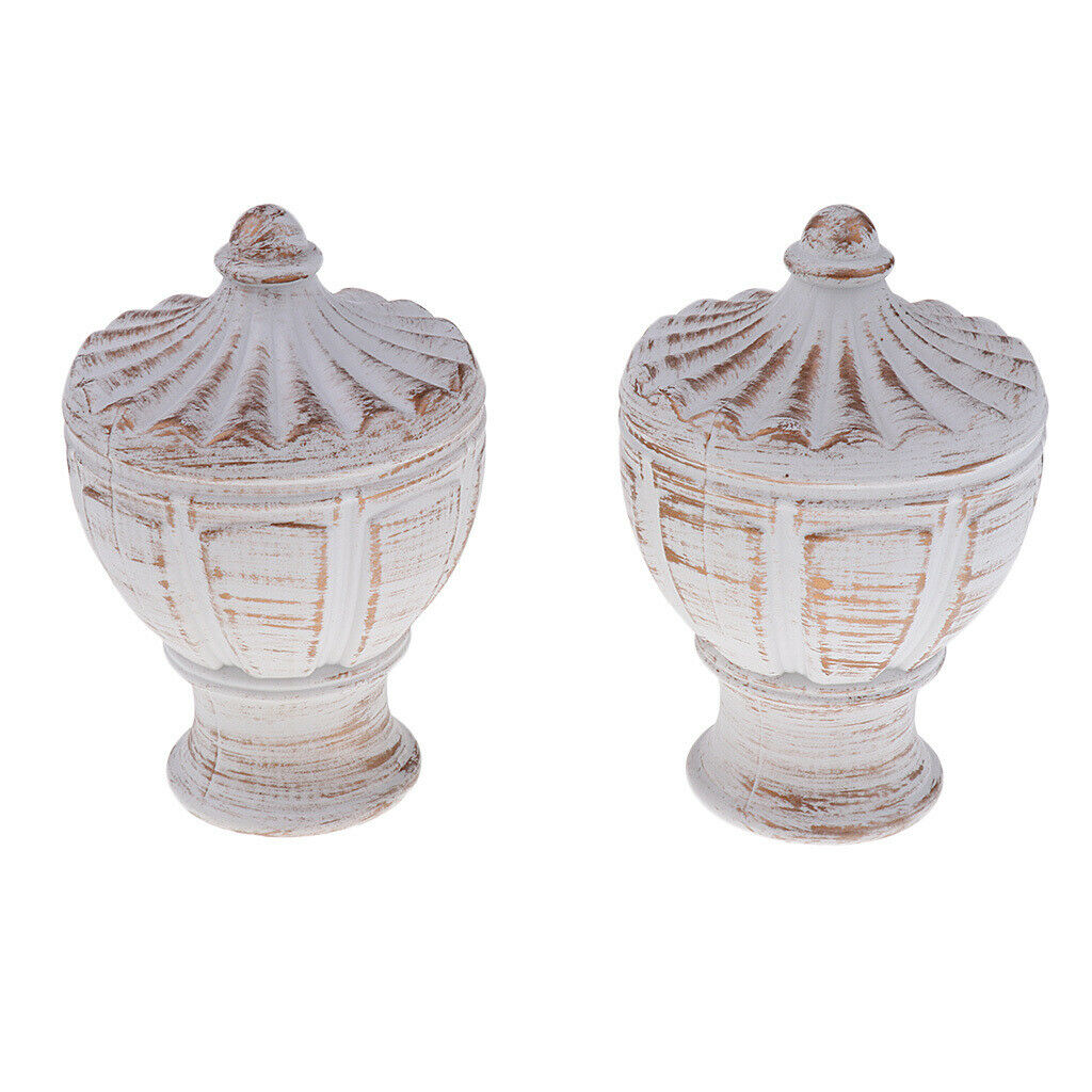 Curtain Rod Ends Finals Bedroom Living Drapery Pole Caps for 28mm Dia 5