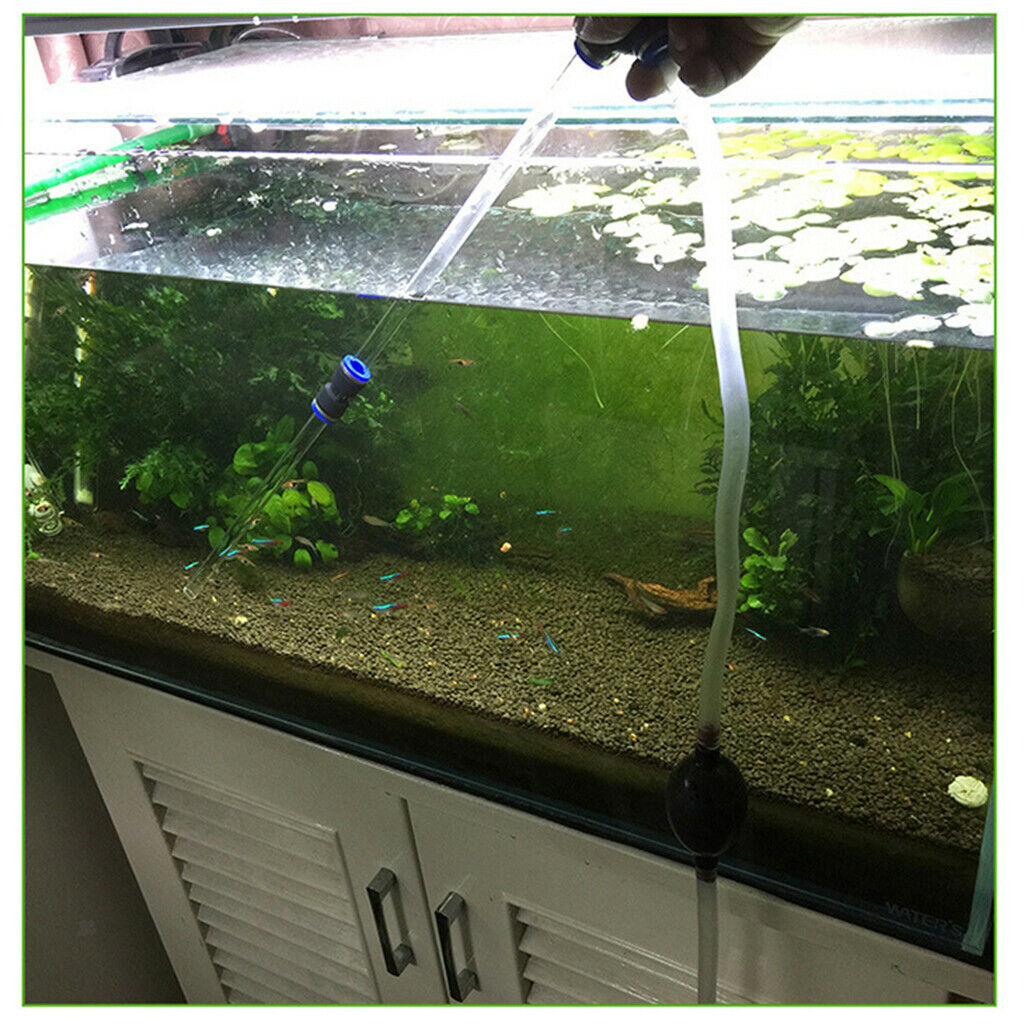 Set Fish Tank Aquarium Gravel Filter Cleaner Water Changer Pump Suction Tube