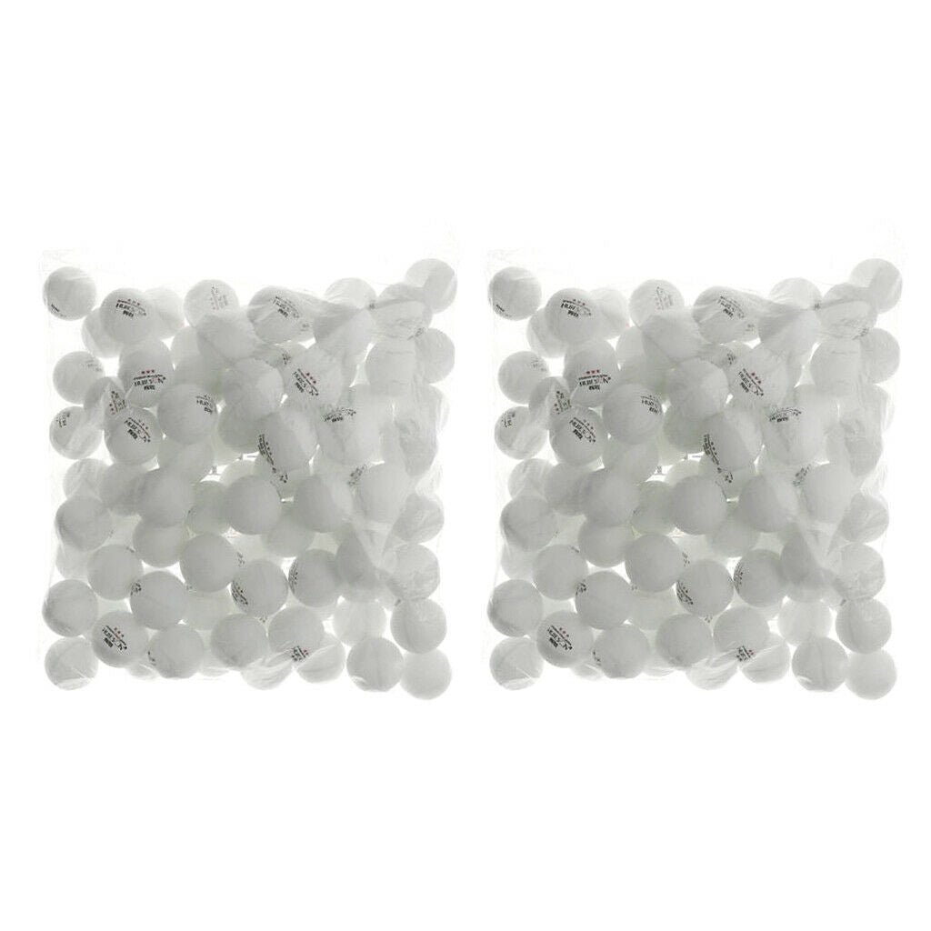 3 Star 40mm Training Table Tennis Balls (white, 100)