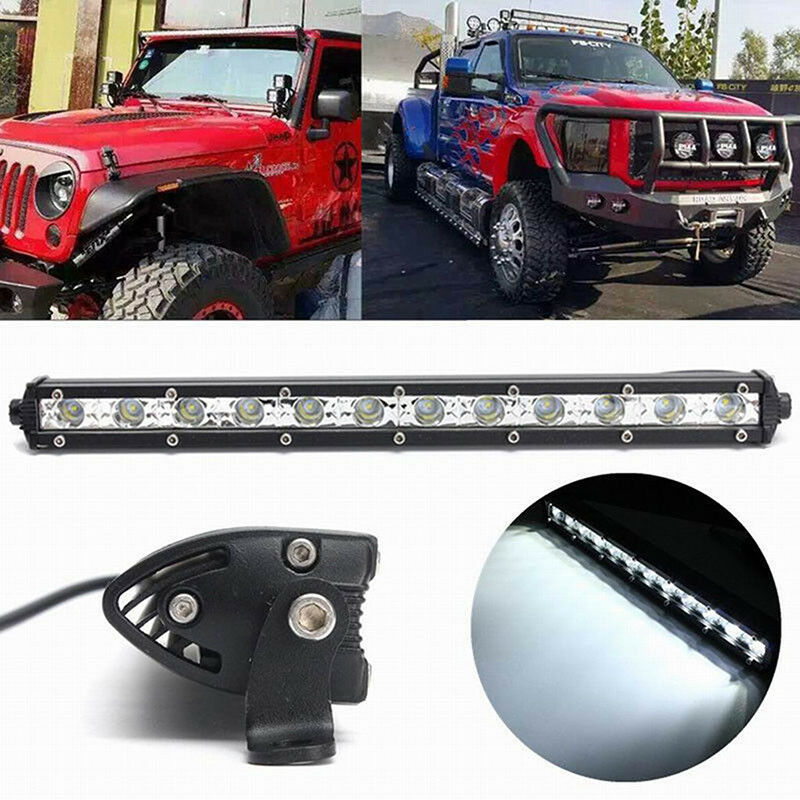 15Inch 36W LED Spot Light Bar Driving Offroad Work Lamp SUV ATV For JEEP B Lt