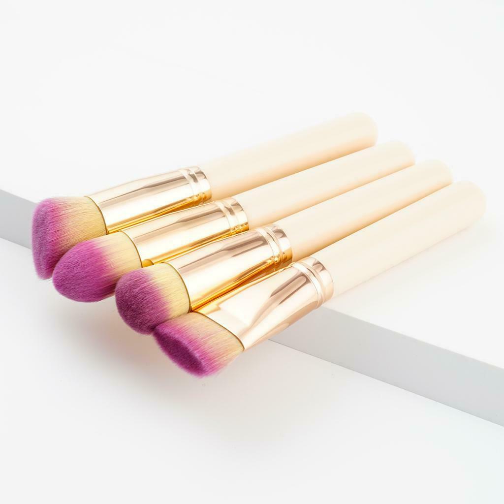 Pro Makeup Brush Powder Foundation Eyeshadow Blending Blush Comestics Tool - as