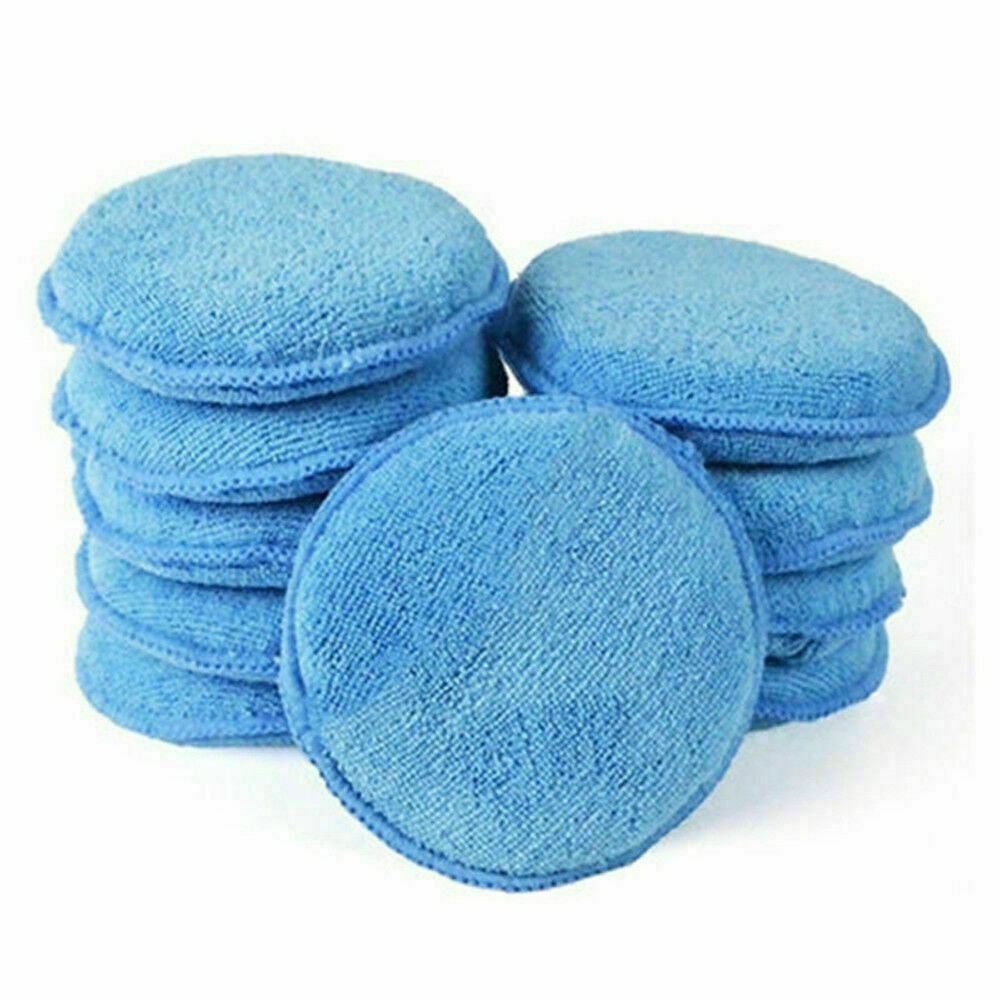 10pcs 5" Car Buffing Pads Polishing Sponge Buffer Set Waxing Foam Polisher Kit