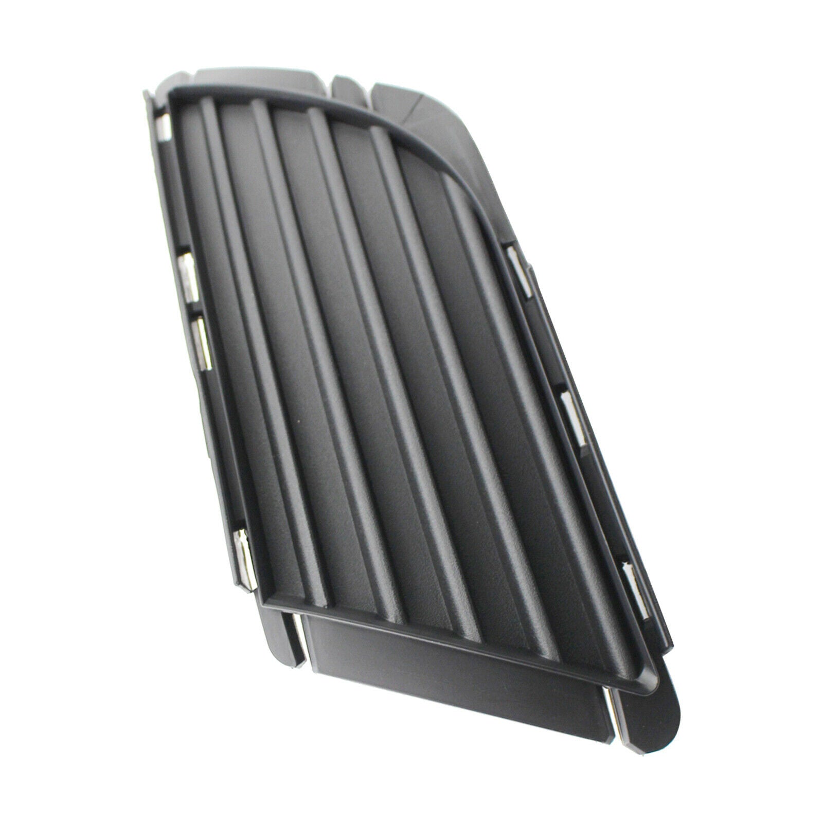 1 Piece Plastic Front Bumper Fog Left Grille Fit for Vauxhall Corsa C Black