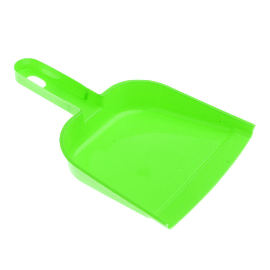 Mini Cat Sand Shovel Suit-Small Brush and Dustpan Pets Cleaning Supply Green