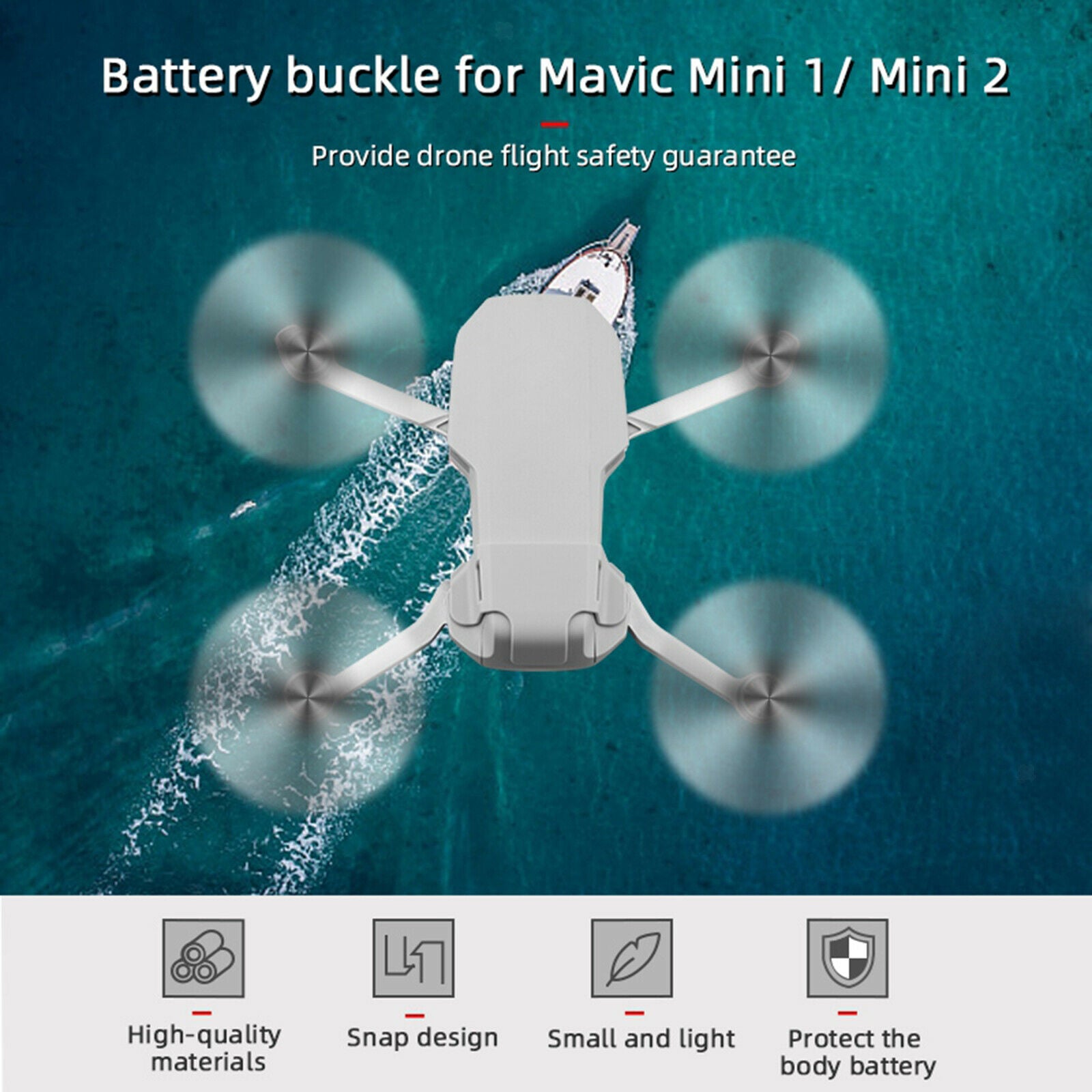 Anti-Separation Fixed Holder Battery Buckle Lost Prevention Protection Flight