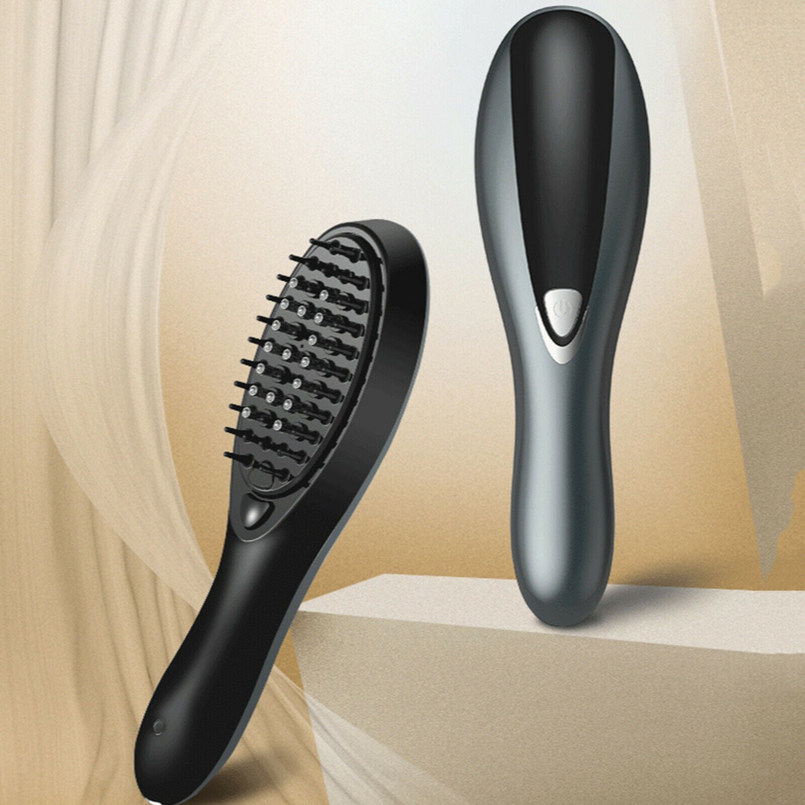 1pc Vibrating Electric Massage Comb Relax Hair Brush Scalp Vibration Massage
