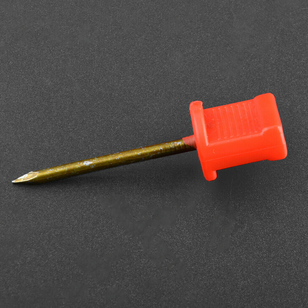 12pcs Archery Target Pins Steel Nails Straw Board Paper Targets Fix Bow Shooting
