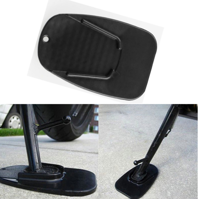 Motorcycle Bike Kickstand Plate Base Bike Side Stand Grip Support Foot Pad Base