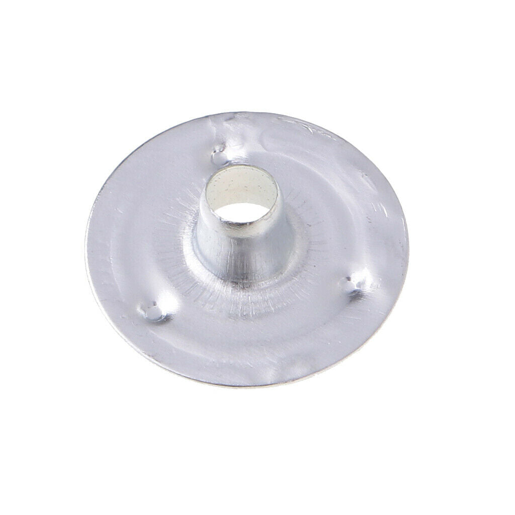 500pcs Metal Candle Wick Sustainers Tabs Base for Candle Makings 12.5x3mm