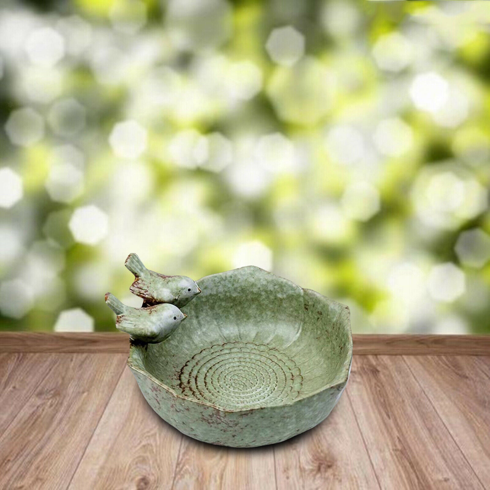 Bird Bath Bird Feeder Statue Flower Pot Home Furnishing Outdoors Decor