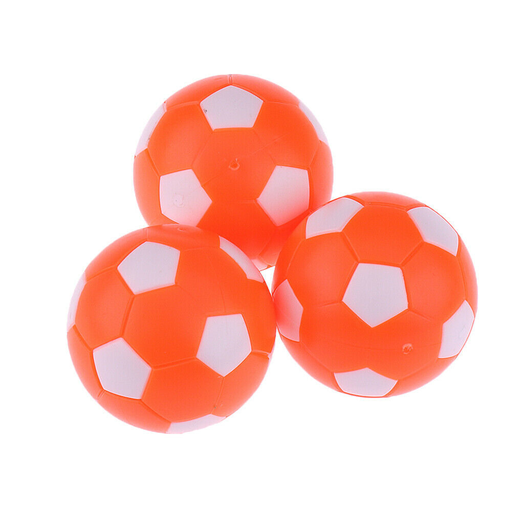 6Pcs Soccer Table Foosball Ball 36mm Plastic Replacement Fooseball Game.Fun.Set