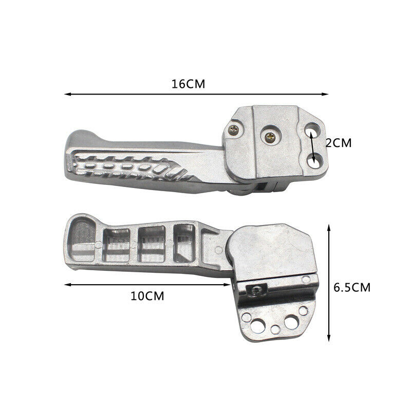 Universal Motorcycle Scooter Bike Foot Pegs Footpegs Rear Set Pedals Aluminum