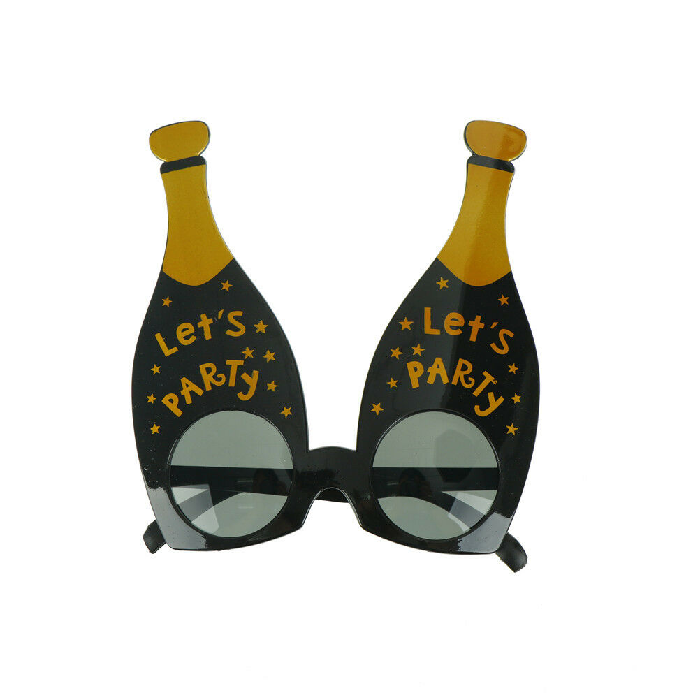 let's party champagne bottle party glasses photobooth props costume accessorBDA