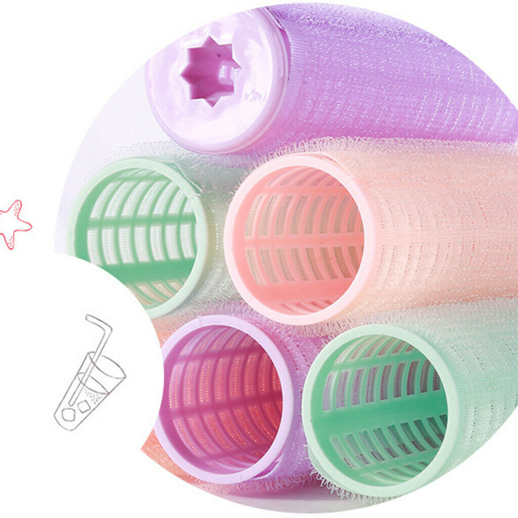 10 Pcs Large Hair Salon Roller Hairdressing DIY Curly Styling Hair Curlers