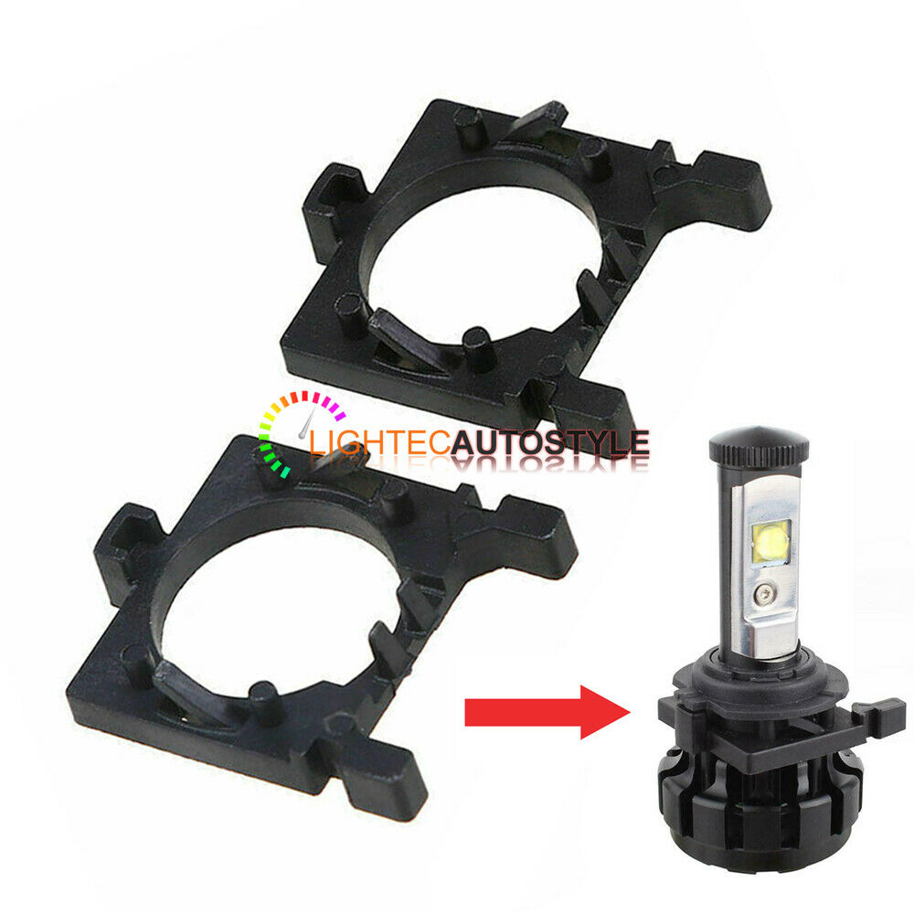 2x H7 HOLDER CLIP LED ADAPTER FOR FORD MONDEO FOCUS FIESTA HEADLIGHT BULBS