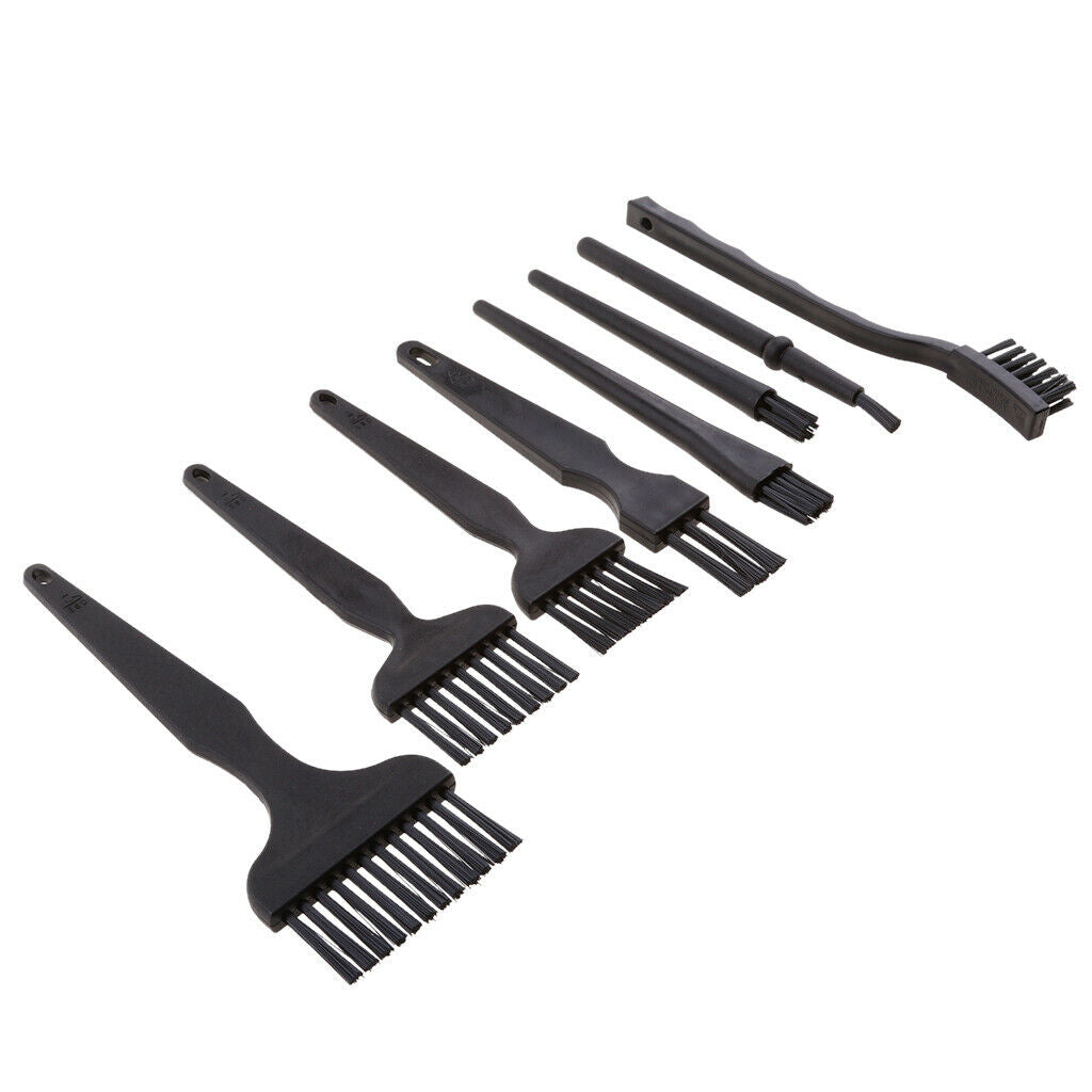 8 in 1 Plastic Handle Nylon Anti Static Brushes Cleaning Keyboard Brush Kit