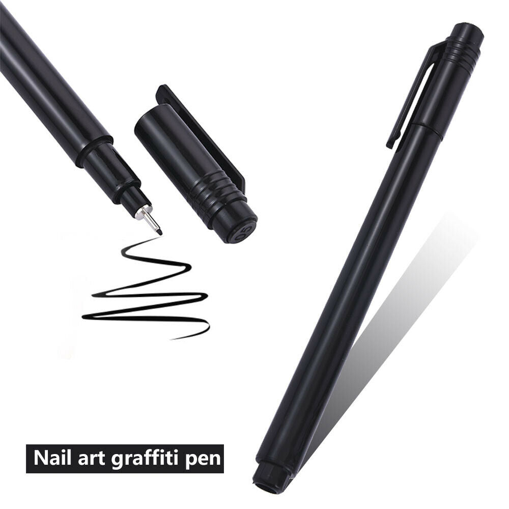 1pc Nail Art Pen Polish Painting Drawing Pencil UV Gel DIY Design Manicure Tools