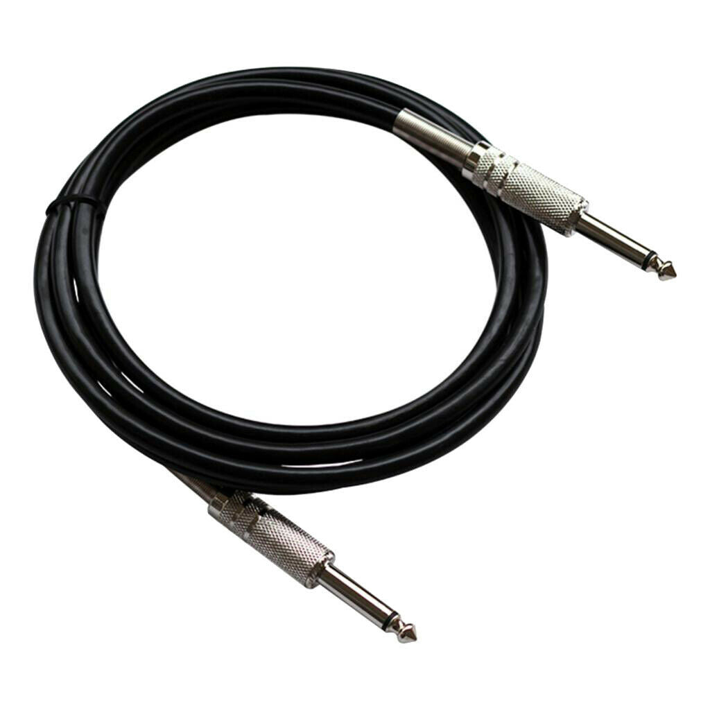 Instrument Cable 1/4inch Straight to Straight for Electric Guitar 180cm
