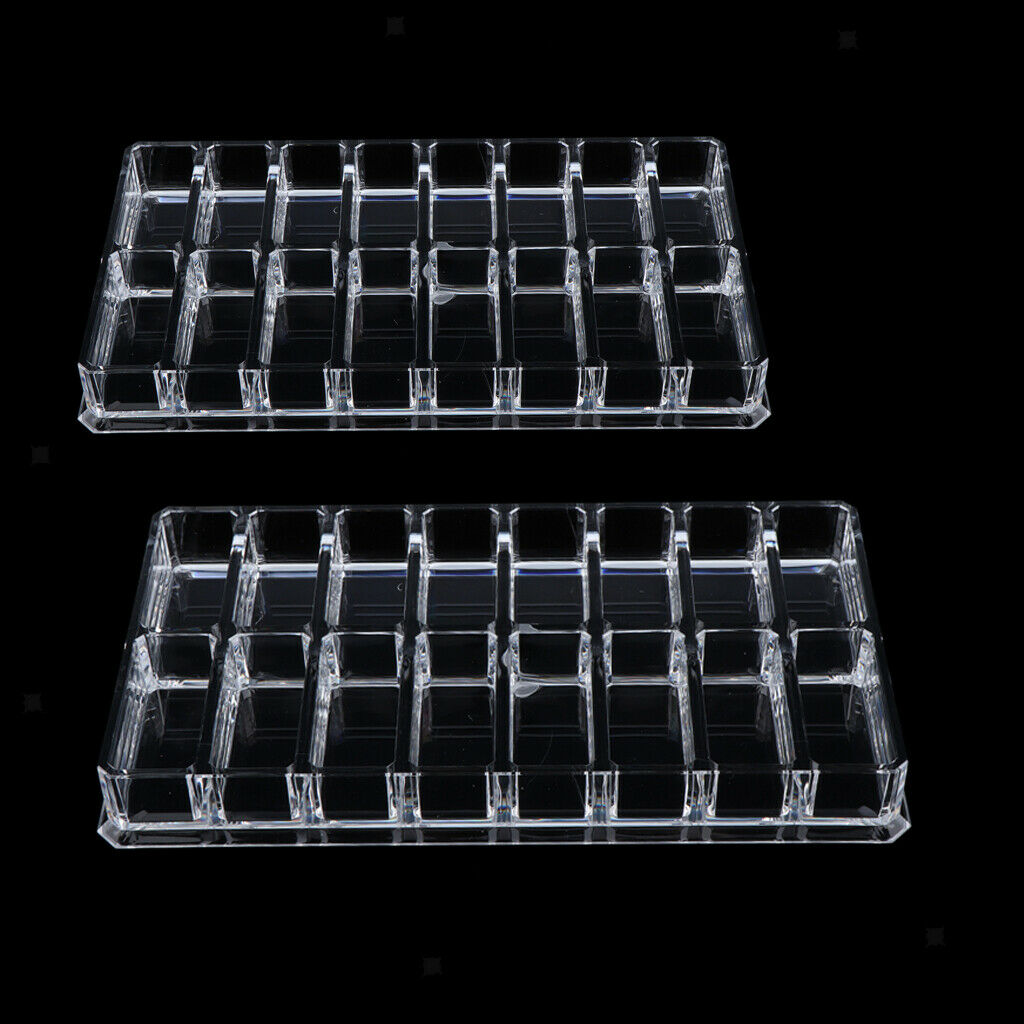 Lots 2 Compact Display Holder Organizer for Blush Highlighter Palette Pallet