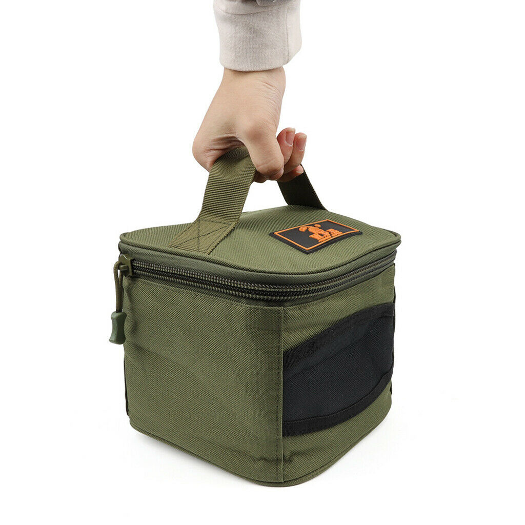 Fishing Reel Storage Bag Zipper Carry Case Cover Fishing Tackle Bag Carrier