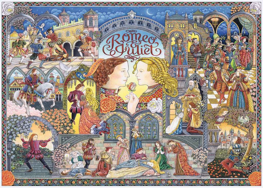 16808 Ravensburger Romeo and Juliet Jigsaw Puzzle 1000 Piece Age 12 Years+