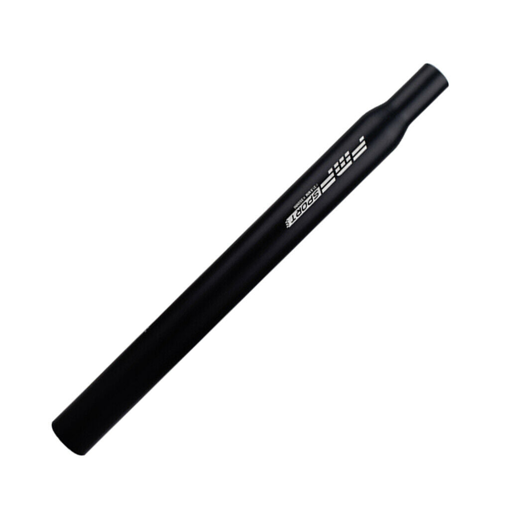 Aluminum Alloy Bike Post Black for Fixed Gear Bike & Safe Line Mark 30.8x350