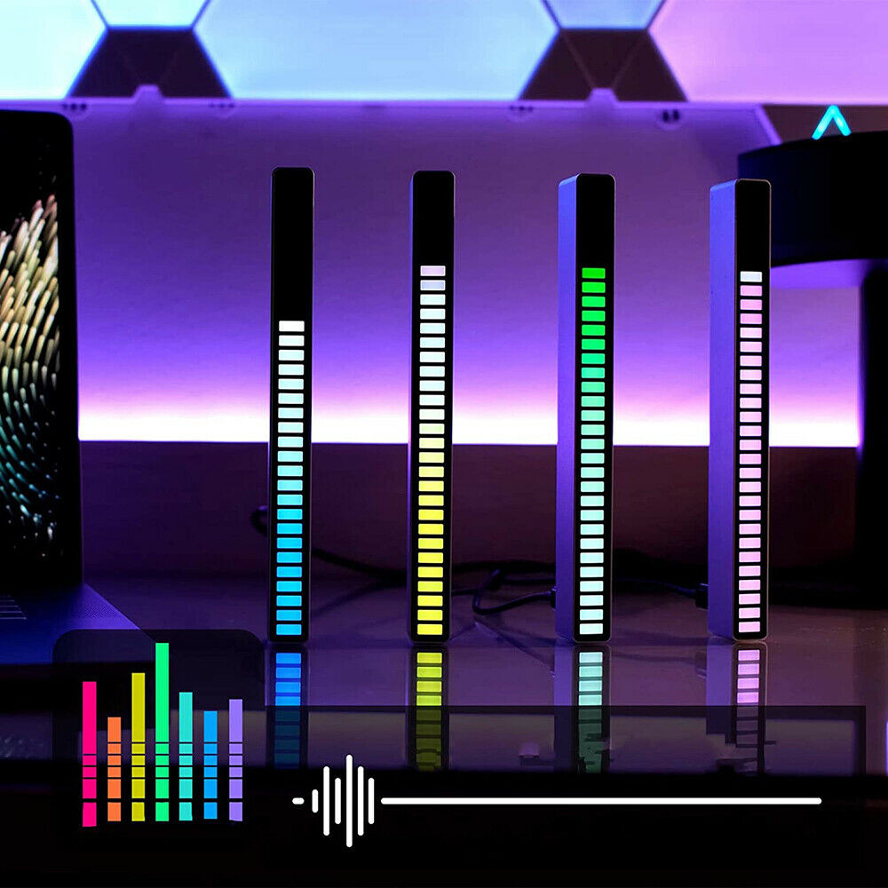 LED Pickup RGB Light Bar Music Sound Sensing APP Control Car Atmosphere Lamp LIN