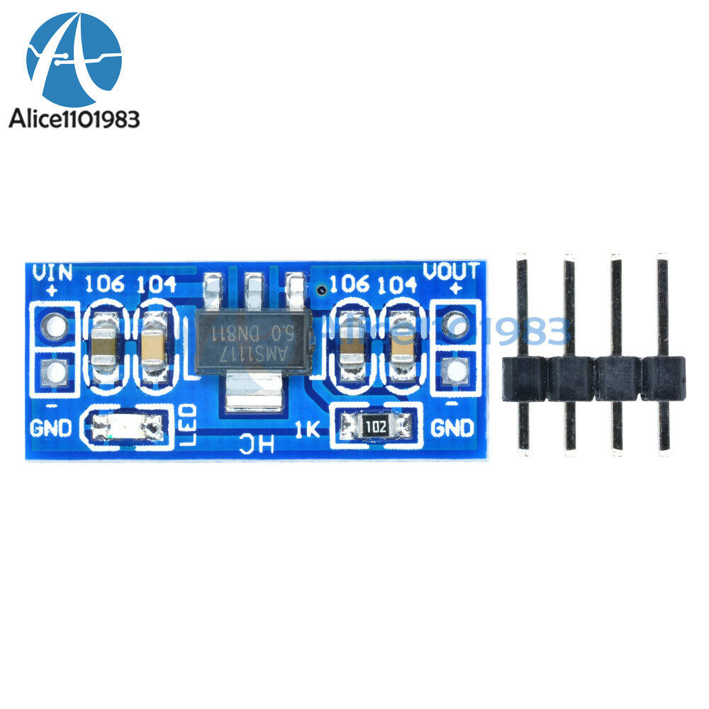 10PCS 6.0V-12V to 5V AMS1117-5.0V Power Supply Module AMS1117-5.0