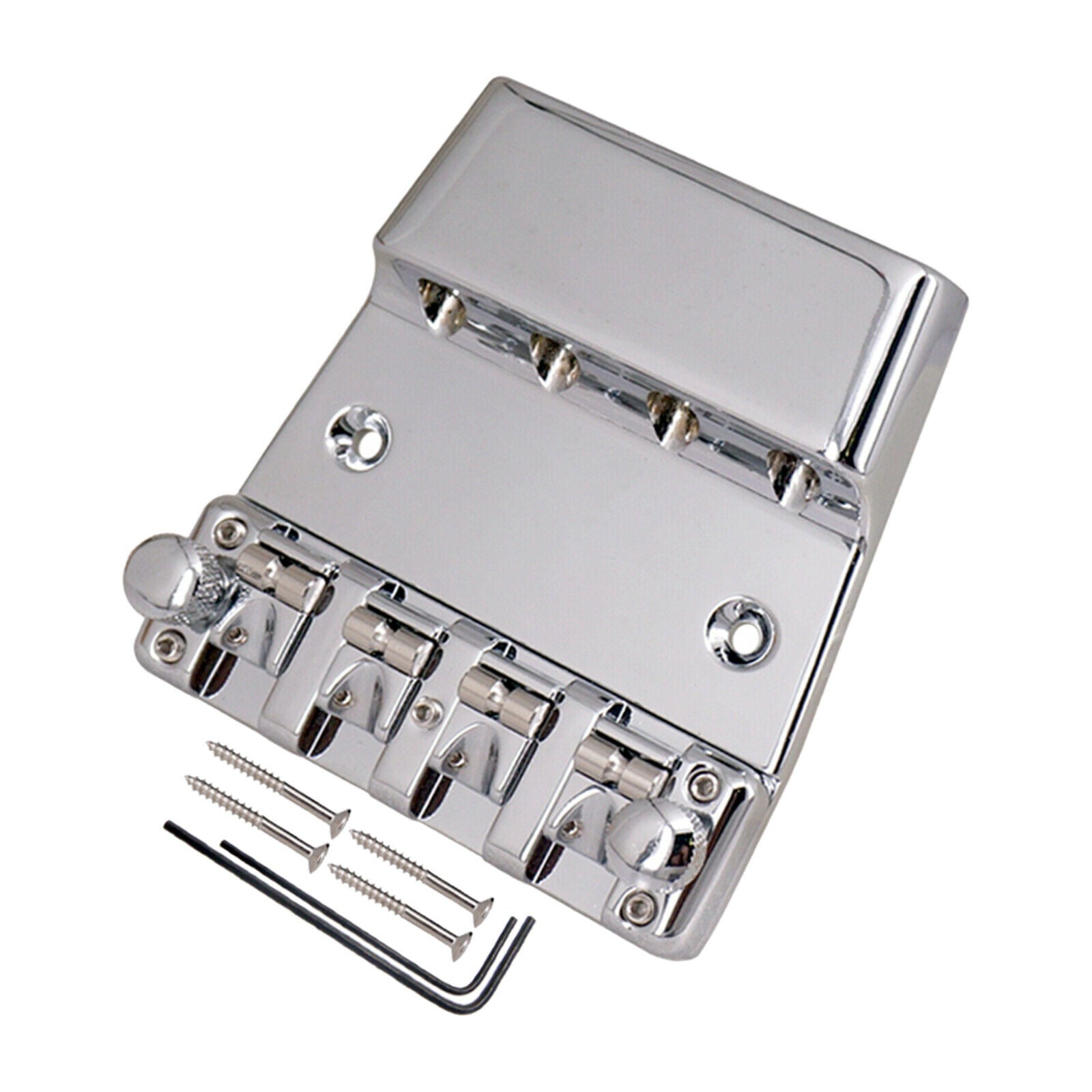 Hardtail Fixed Bass Bridge Electric Guitar Steel Spare Parts 76.5x97.6mm