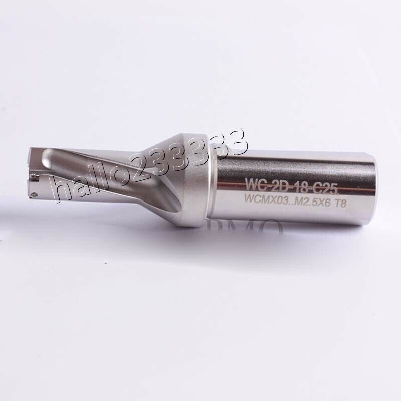 Φ18-2D-C25 18mm-2D U drill indexable drill For WCMX030208 CNC U drill insert