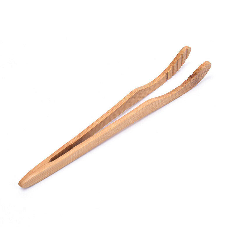 1pc Tea Bamboo Utensil Tongs Tea Wooden Tea Clip Food Toast Tea Tweez.l8