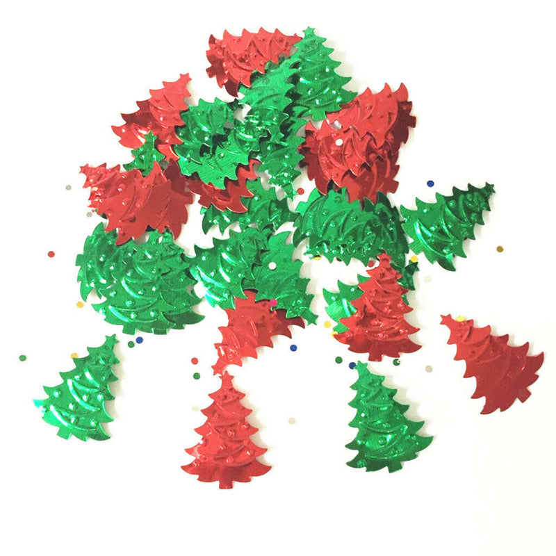 Christmas Table Confetti Table Decorations Christmas Tree Xmas Party Decor